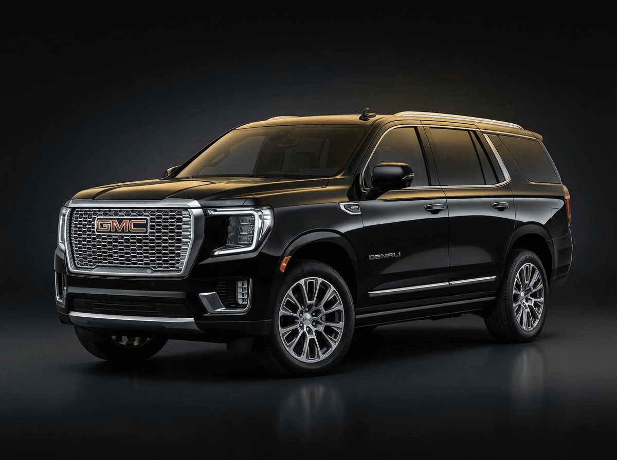 Black GMC Yukon Denali XL luxury SUV