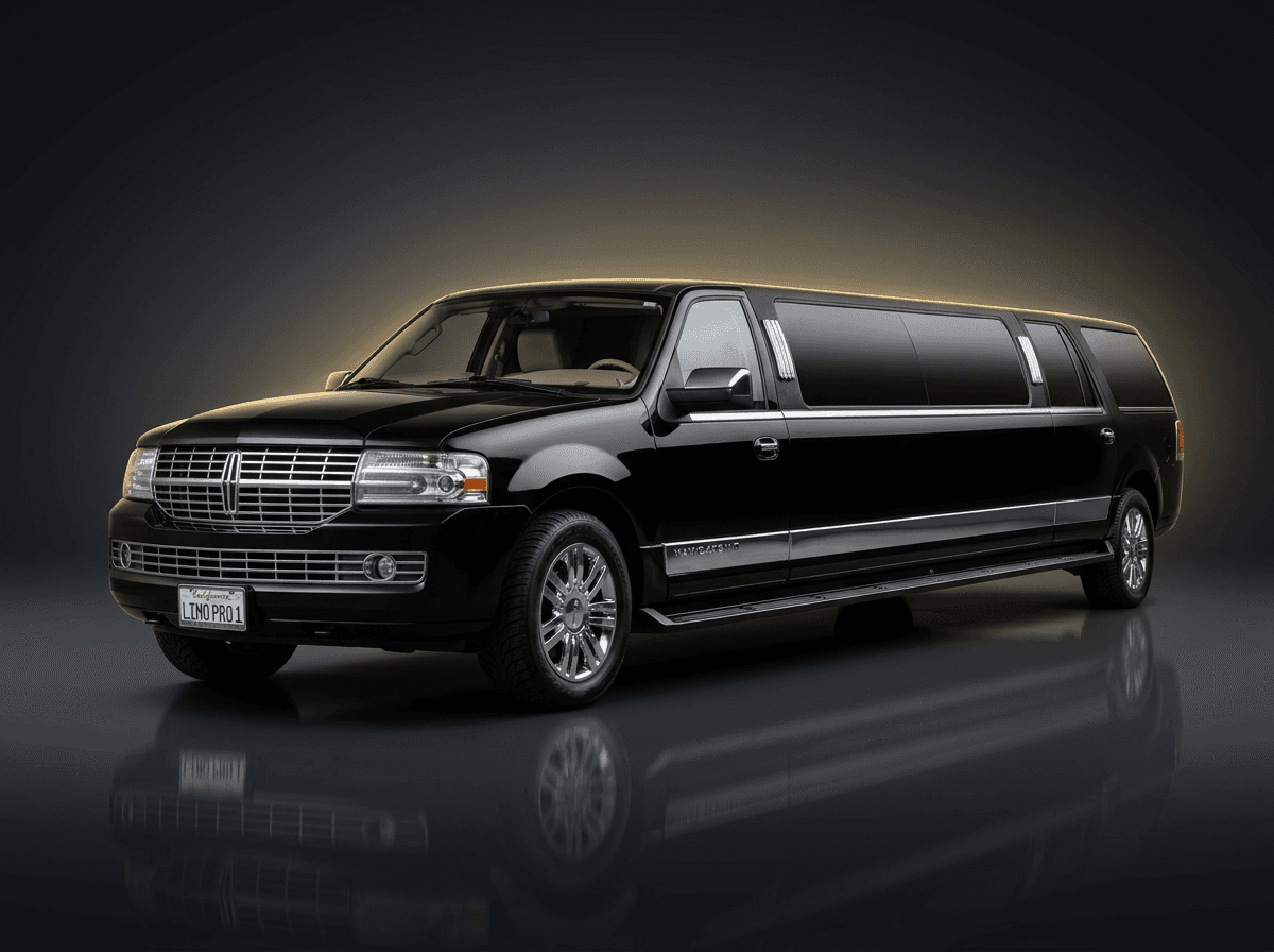Black Lincoln Navigator stretch limousine
